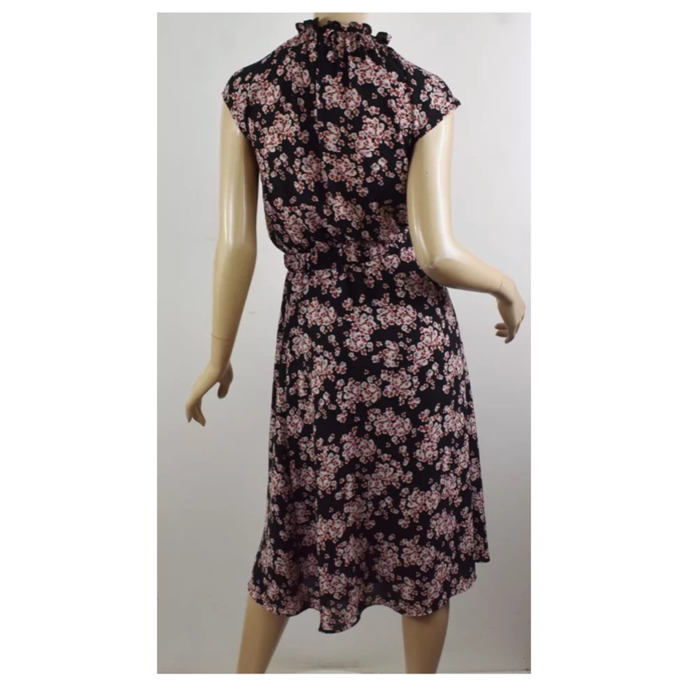 Banana Republic Navy Floral Midi Dress - Picture 9 of 12